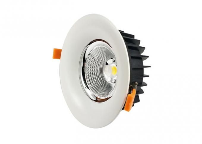MAZORCA blanca LED Downlights de IP20 Matt para las tiendas con el cuerpo de la lámpara de la aleación de aluminio