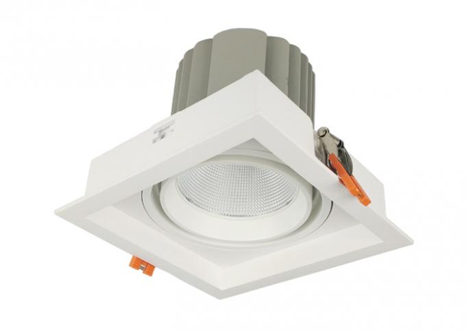 A presión la parrilla de aluminio Downlight del cuadrado LED de la fundición con el microprocesador de la MAZORCA LED