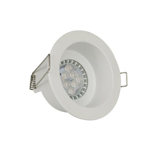 Tenedor blanco de GU10 MR16 IP20 LED Downlight con la vivienda de aluminio