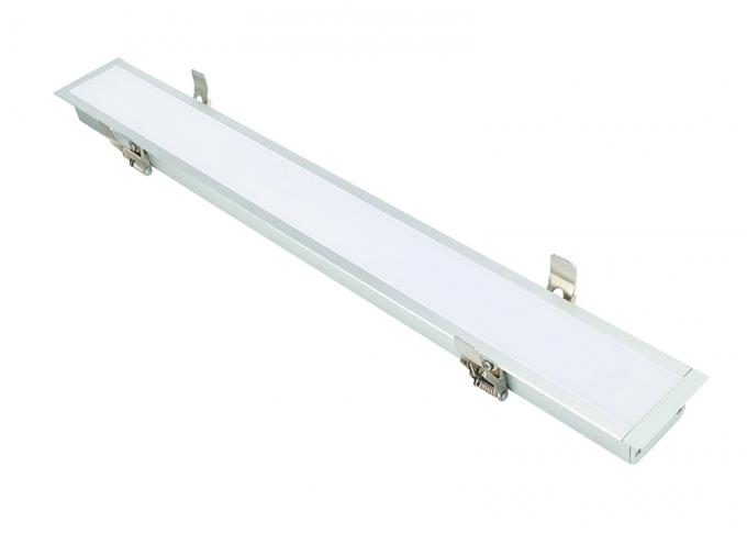 La iluminación linear blanca caliente de Dimmable LED, emerge iluminación montada de la oficina del LED