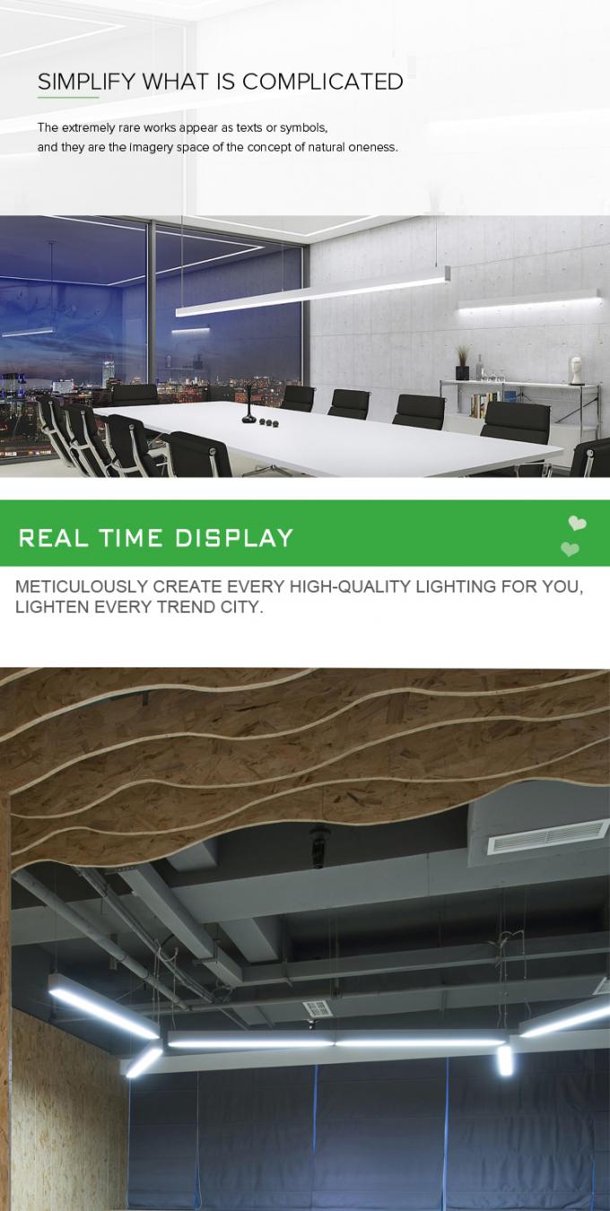 Ojo - iluminación linear amistosa del 90% PMMA LED para el conductor elegante de las oficinas disponible