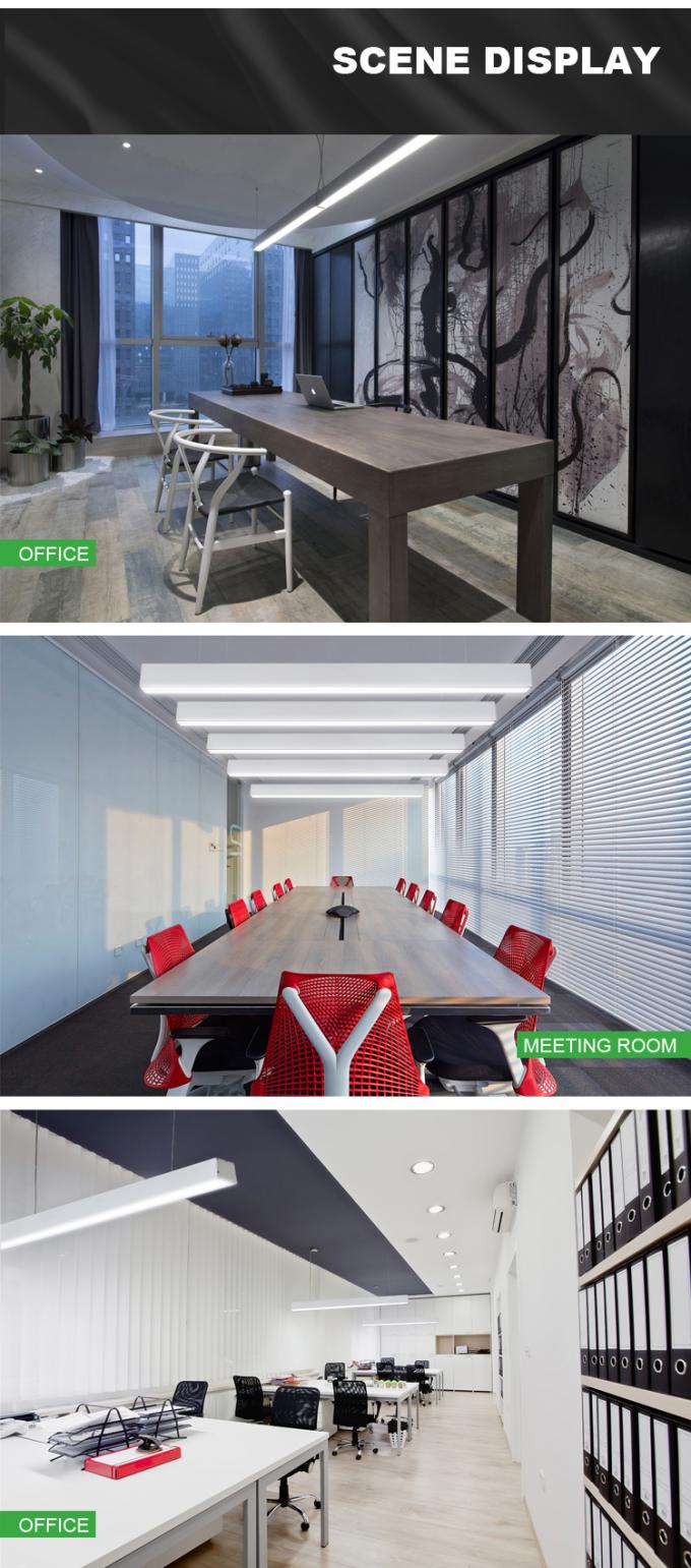 Ojo - iluminación linear amistosa del 90% PMMA LED para el conductor elegante de las oficinas disponible