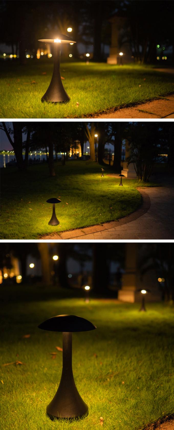 Iluminación de aluminio del paisaje de la baja tensión, luces exteriores blancas calientes del jardín