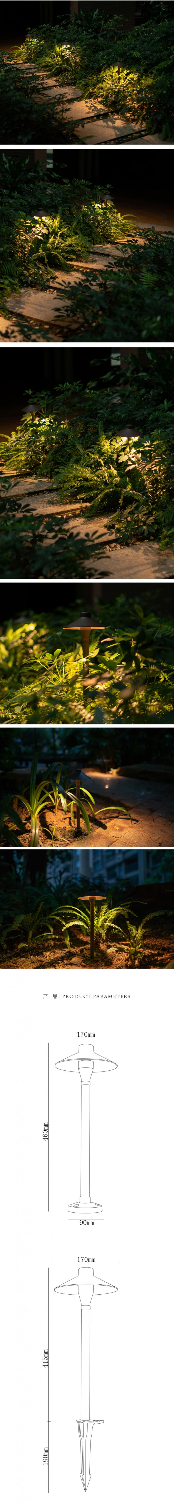 iluminación al aire libre del paisaje de la MAZORCA 100-240V, luces calientes del jardín del blanco LED