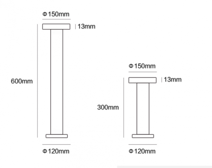 Luz al aire libre de aluminio del césped del material IP65 SMD2835 LED del paisaje moderno barato de Foshan y luz de poste