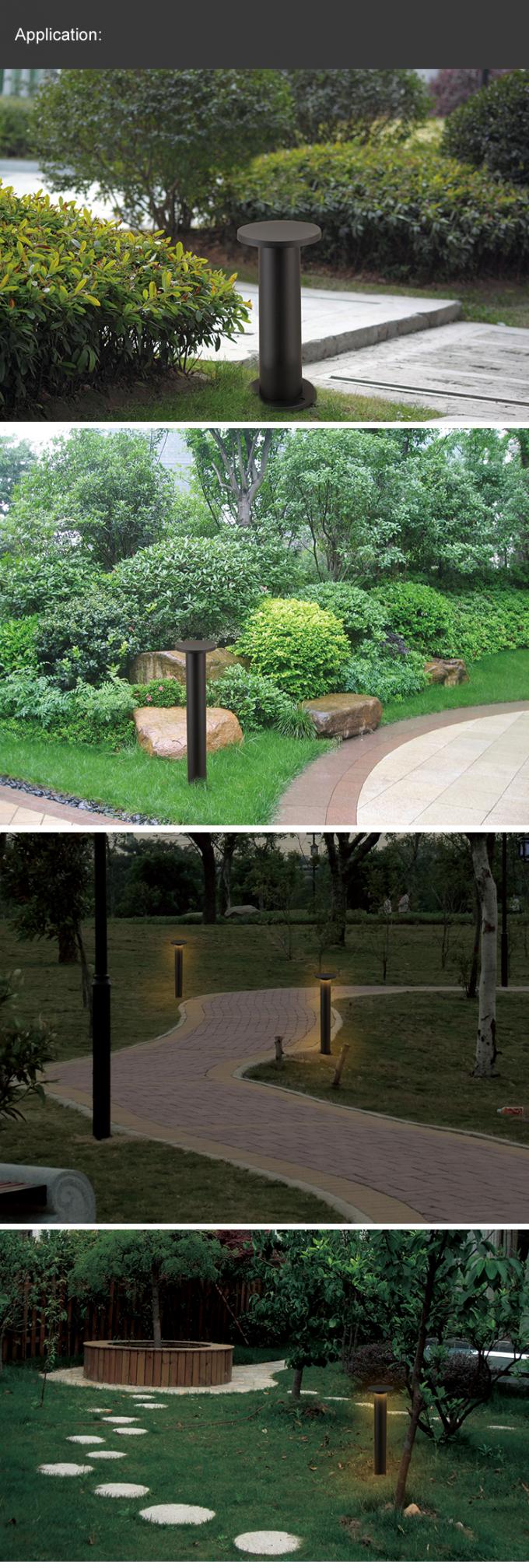 Luz al aire libre de aluminio del césped del material IP65 SMD2835 LED del paisaje moderno barato de Foshan y luz de poste
