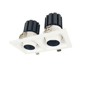 China Cuadrado blanco/del negro LED Downlights de Dimmable con dos cabezas AC100-240V proveedor
